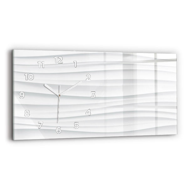 Orologio rettangolare Trama delle onde