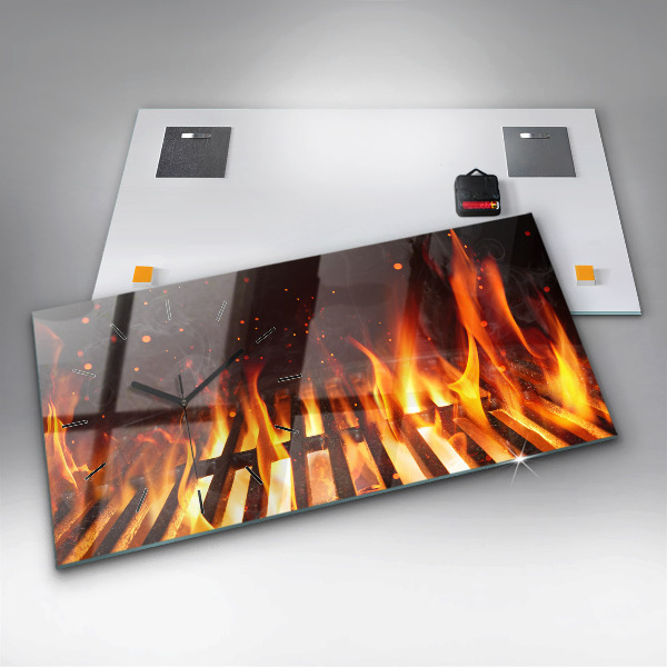 Orologio rettangolare Griglia