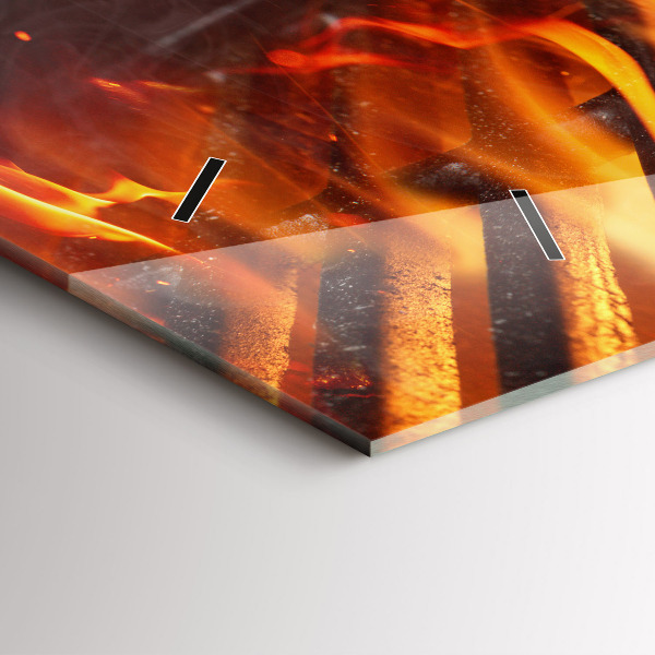 Orologio rettangolare Griglia