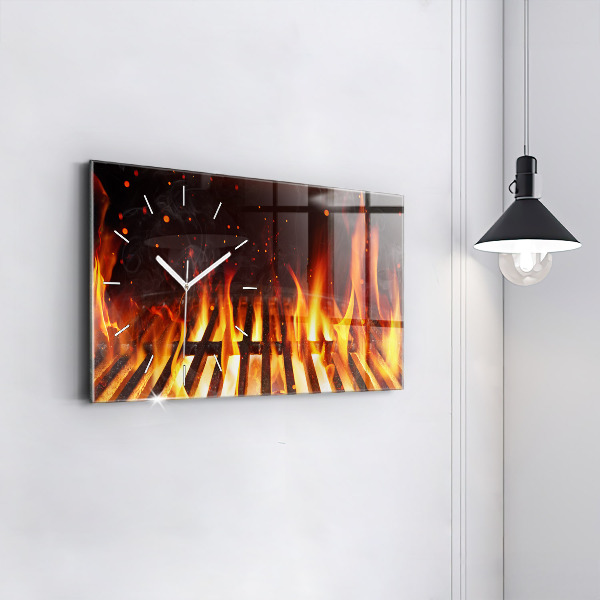 Orologio rettangolare Griglia