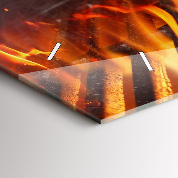 Orologio rettangolare Griglia