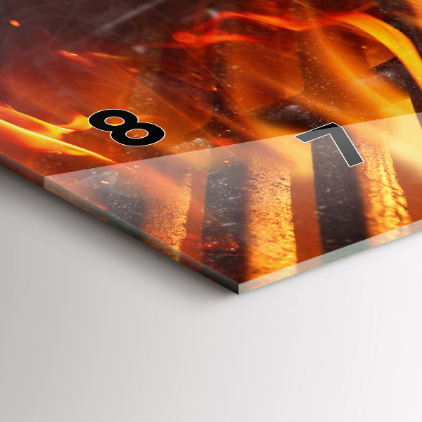 Orologio rettangolare Griglia