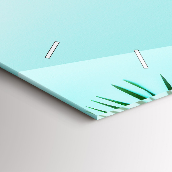 Orologio rettangolare Foglie di palma