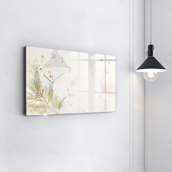 Orologi orizzontali Astrazione pastello