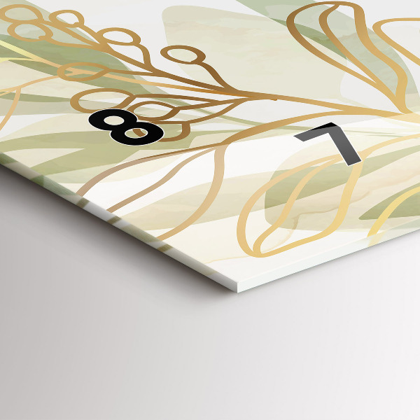 Orologi orizzontali Astrazione pastello