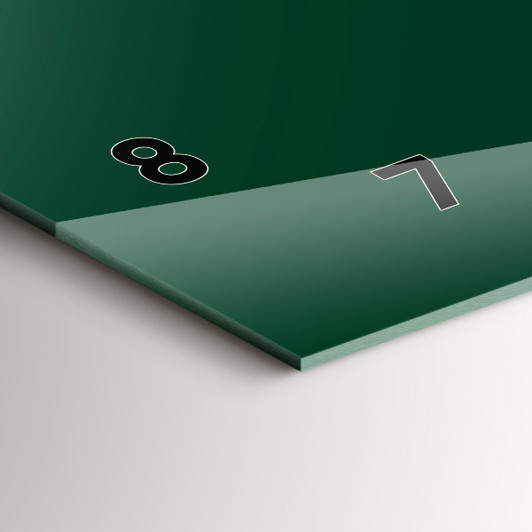 Orologi orizzontali Colore verde bottiglia