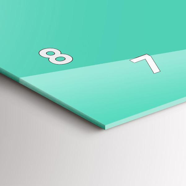 Orologi orizzontali Colore turchese