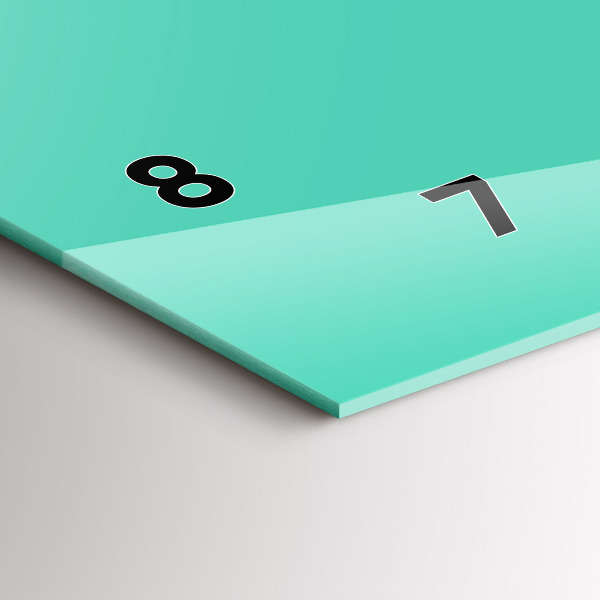 Orologi orizzontali Colore turchese