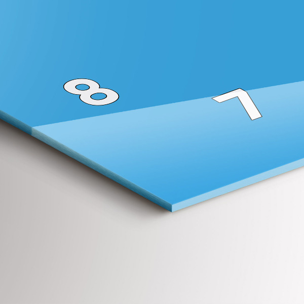 Orologi orizzontali Colore blu