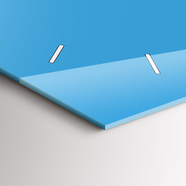 Orologi orizzontali Colore blu