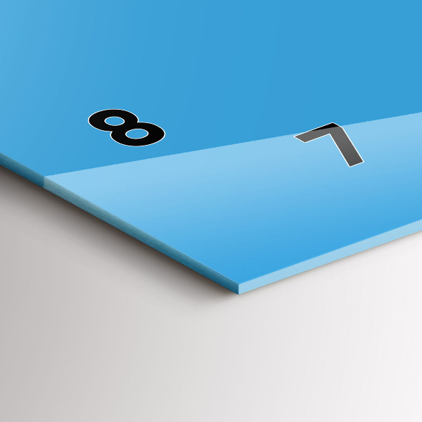 Orologi orizzontali Colore blu