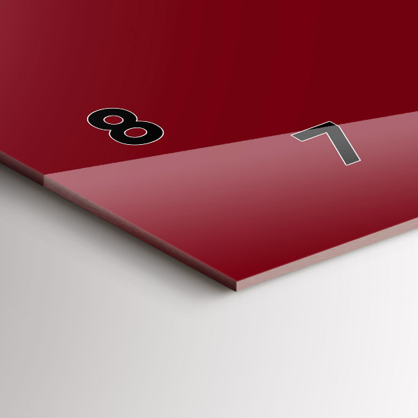 Orologi orizzontali Colore bordeaux