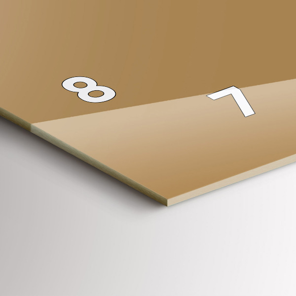 Orologi orizzontali Colore beige scuro