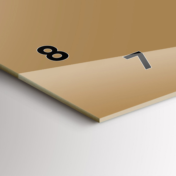 Orologi orizzontali Colore beige scuro