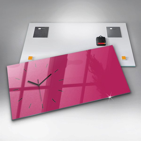 Orologi orizzontali Colore rosa intenso