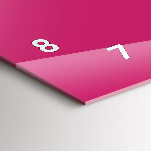 Orologi orizzontali Colore rosa intenso