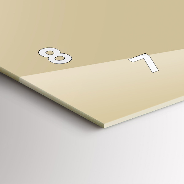 Orologi orizzontali Colore beige