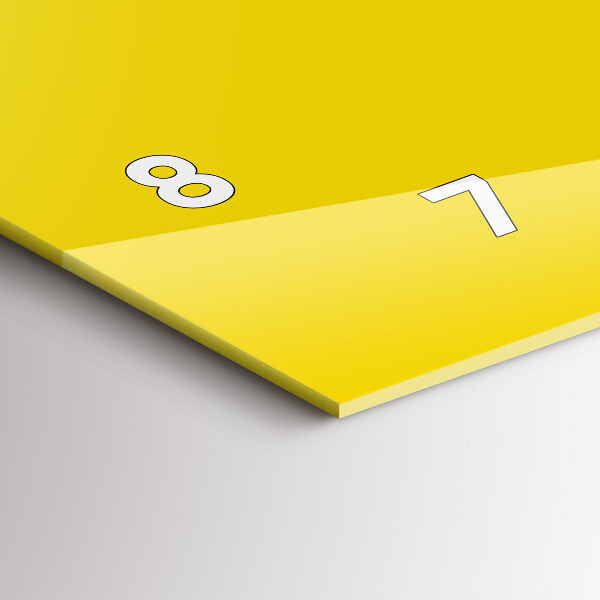 Orologi orizzontali Colore giallo chiaro