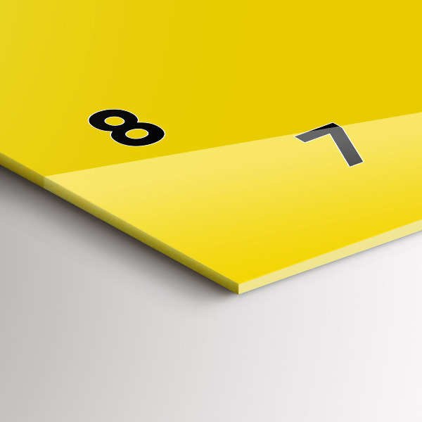 Orologi orizzontali Colore giallo chiaro