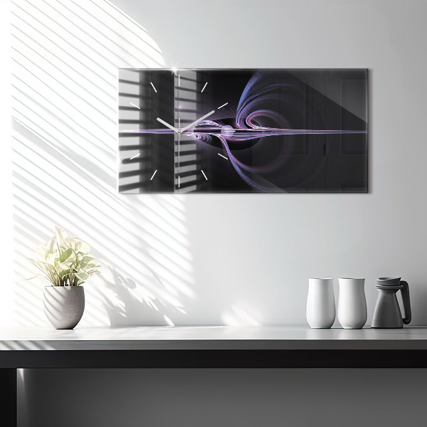 Orologi orizzontali Astrazione viola