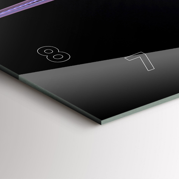 Orologi orizzontali Astrazione viola