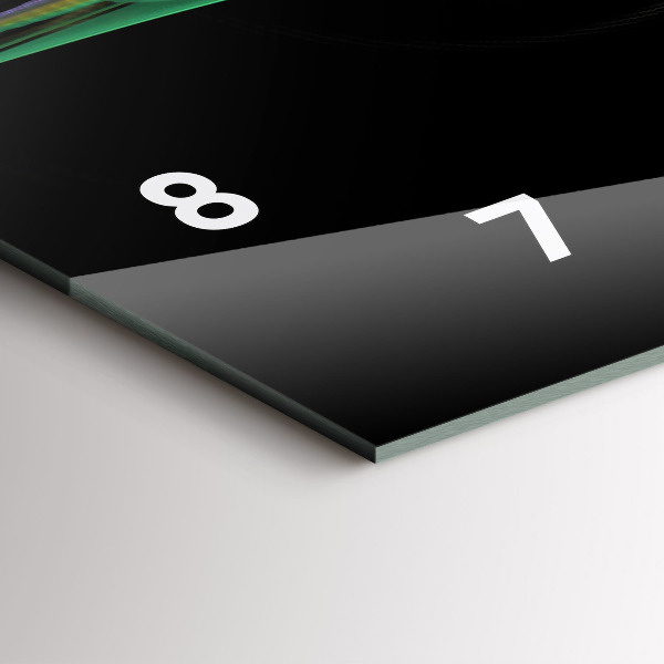 Orologi orizzontali Astrazione verde