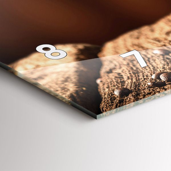 Orologi orizzontali Una tazza di caffè