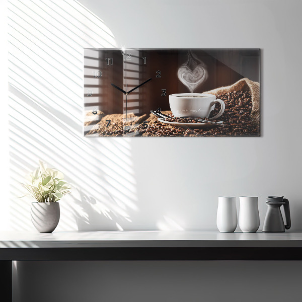 Orologi orizzontali Una tazza di caffè