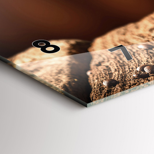 Orologi orizzontali Una tazza di caffè