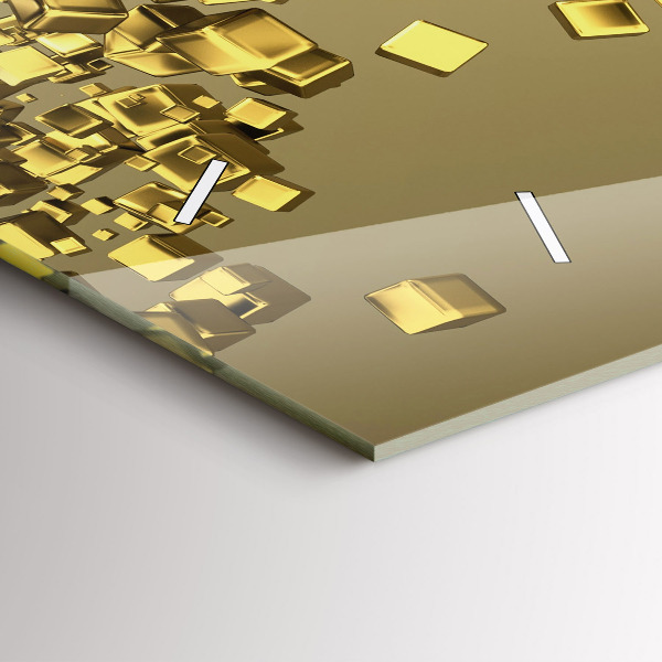 Orologi orizzontali Quadrati dorati