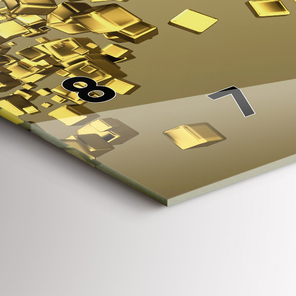 Orologi orizzontali Quadrati dorati