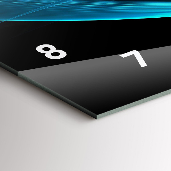 Orologi orizzontali Astrazione blu