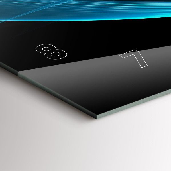 Orologi orizzontali Astrazione blu