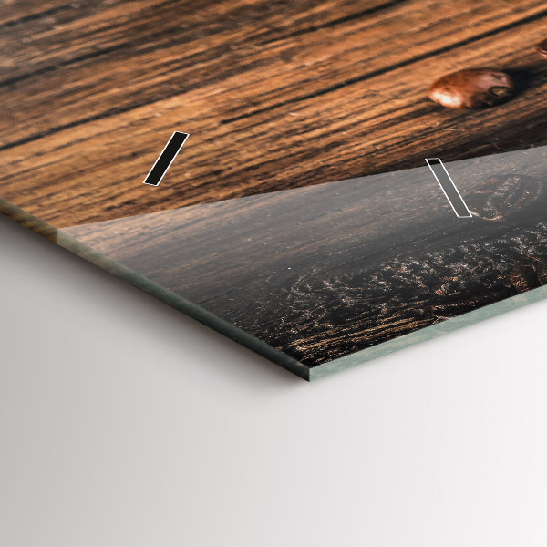 Orologi orizzontali Tazza e chicchi di caffè