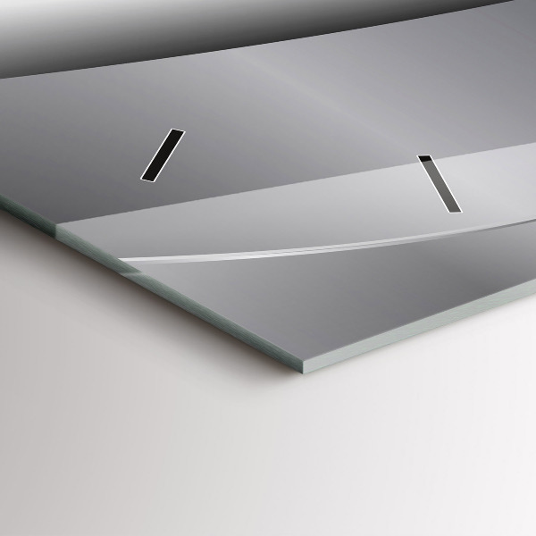 Orologi orizzontali Astrazione d'argento