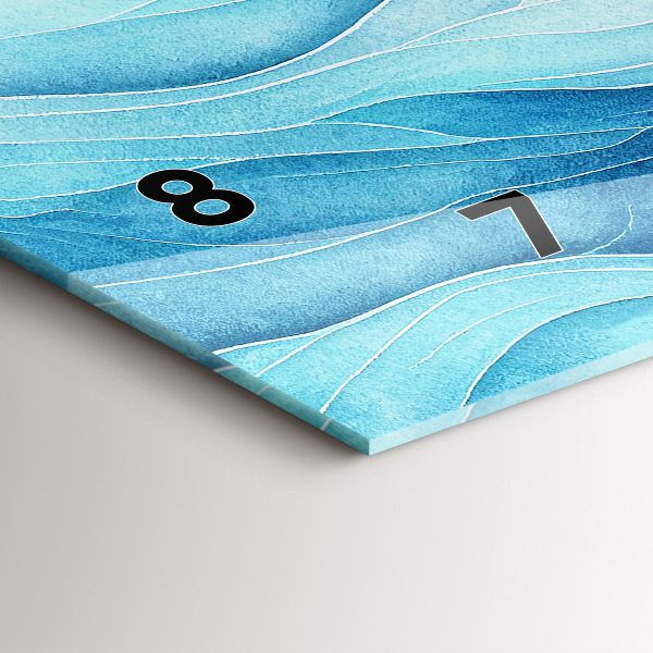 Orologi orizzontali Nuvole blu