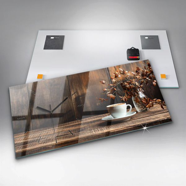 Orologi orizzontali Una tazza di caffè