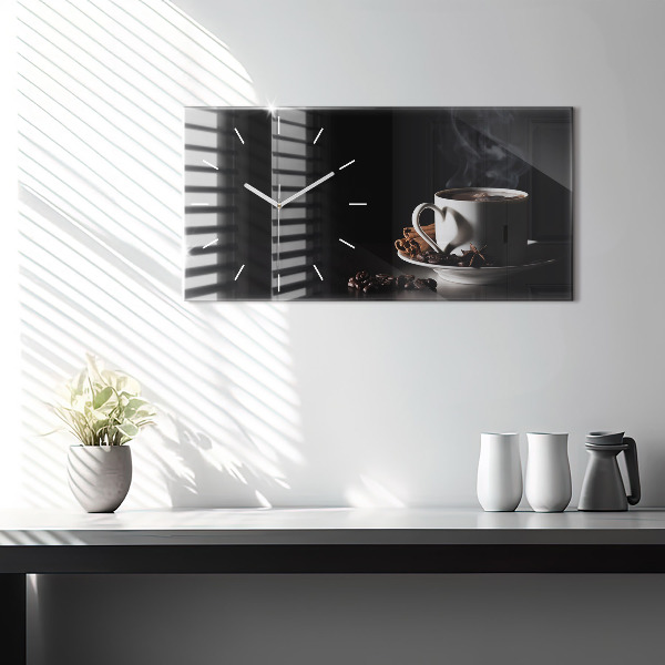Orologi orizzontali Una tazza di caffè