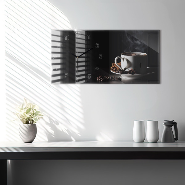 Orologi orizzontali Una tazza di caffè
