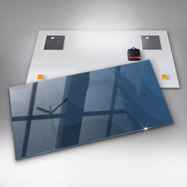 Orologi orizzontali Onde blu