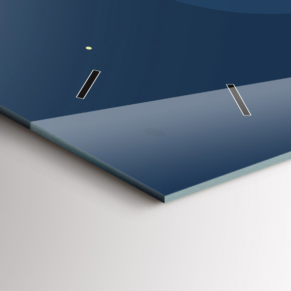 Orologi orizzontali Onde blu