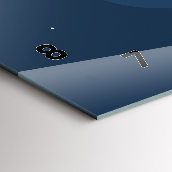 Orologi orizzontali Onde blu