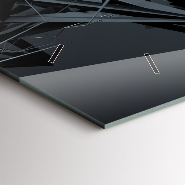 Orologi orizzontali Astrazione nera