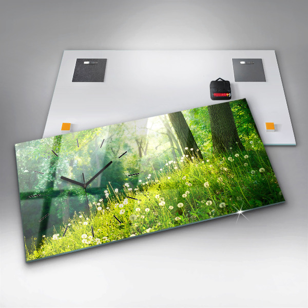 Orologio rettangolare Natura primaverile