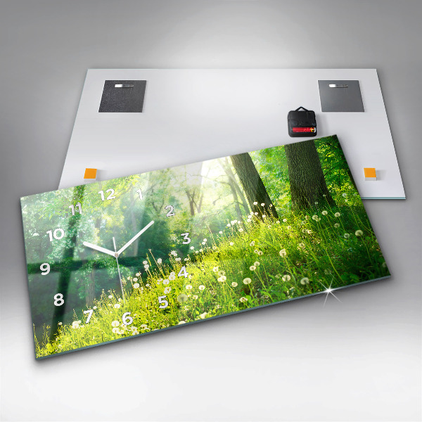Orologio rettangolare Natura primaverile