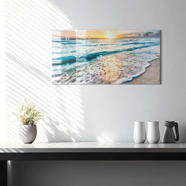 Orologio rettangolare Spiaggia, mare e sabbia