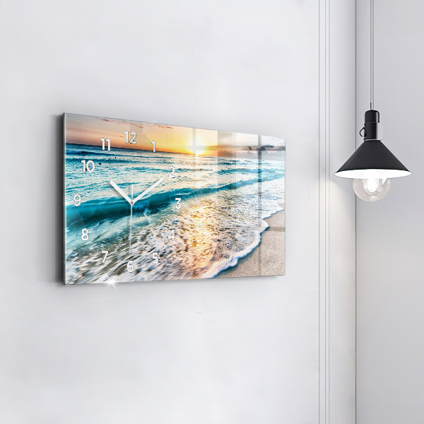Orologio rettangolare Spiaggia, mare e sabbia