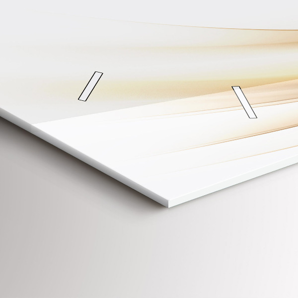 Orologio rettangolare Astrazione dorata