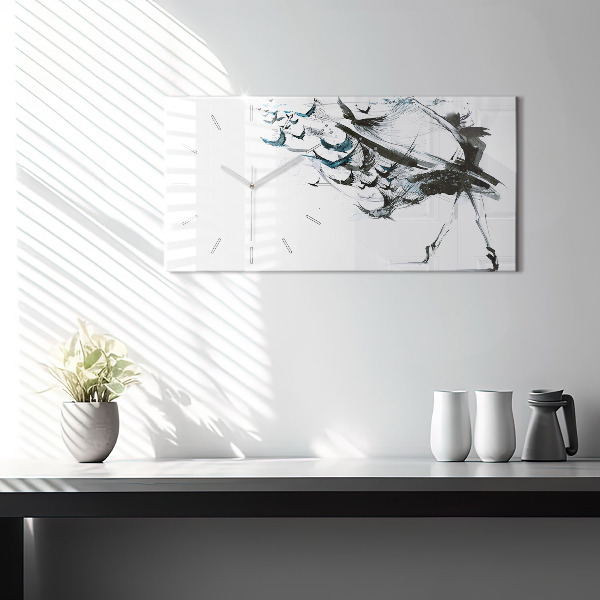 Orologio rettangolare Donna che balla il balletto