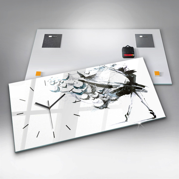 Orologio rettangolare Donna che balla il balletto